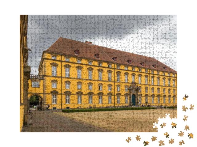 Puzzle 1000 Teile „Historisches Schloss von Osnabrück, Deutschland“