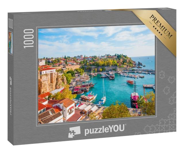 Puzzle 1000 Teile „Foto der Altstadt von Kaleici, Antalya, Türkei“