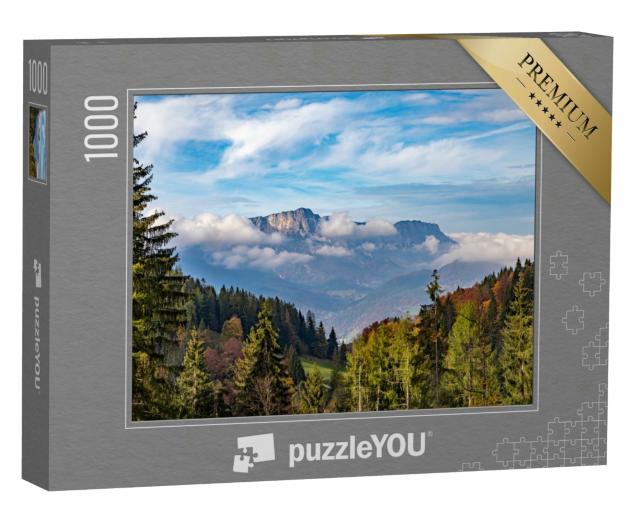 Puzzle 1000 Teile „Bergblick vom Jennerberg, Berchtesgadener Land“