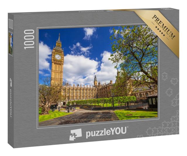 Puzzle 1000 Teile „Big Ben und der Palace of Westminster, Wahrzeichen von London“