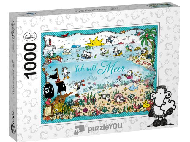 Puzzle 1000 Teile „Ich will Meer“