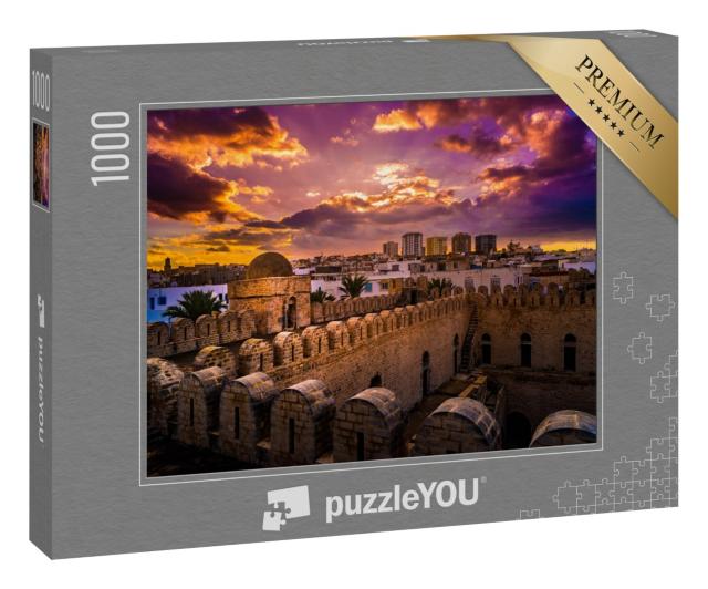 Puzzle 1000 Teile „Maurn der Festung von Ribat von Sousse, Tunesien“