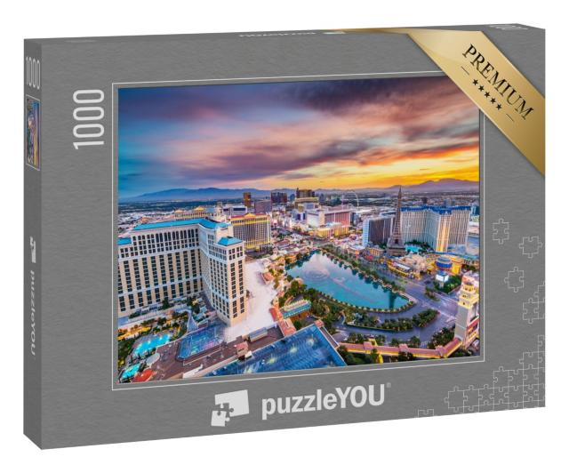 Puzzle 1000 Teile „Strip von Las Vegas in Nevada, USA“