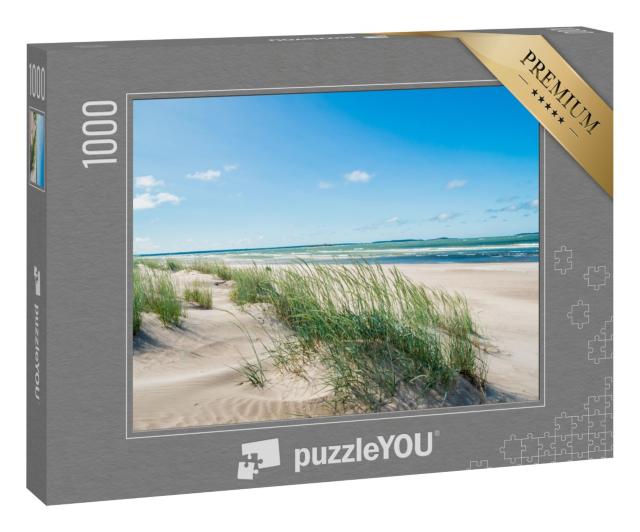 Puzzle 1000 Teile „Schöner Sandstrand von Yyteri im Sommer, Pori, Finnland“