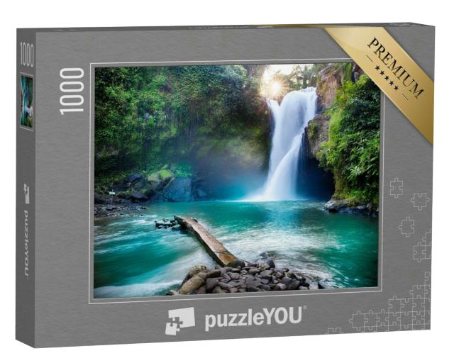 Puzzle 1000 Teile „Tegenungan Wasserfall auf Bali, Indonesien“