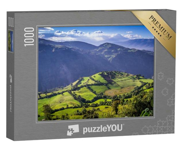 Puzzle 1000 Teile „Nachmittagslicht in der Region Riobamba, Ecuador“