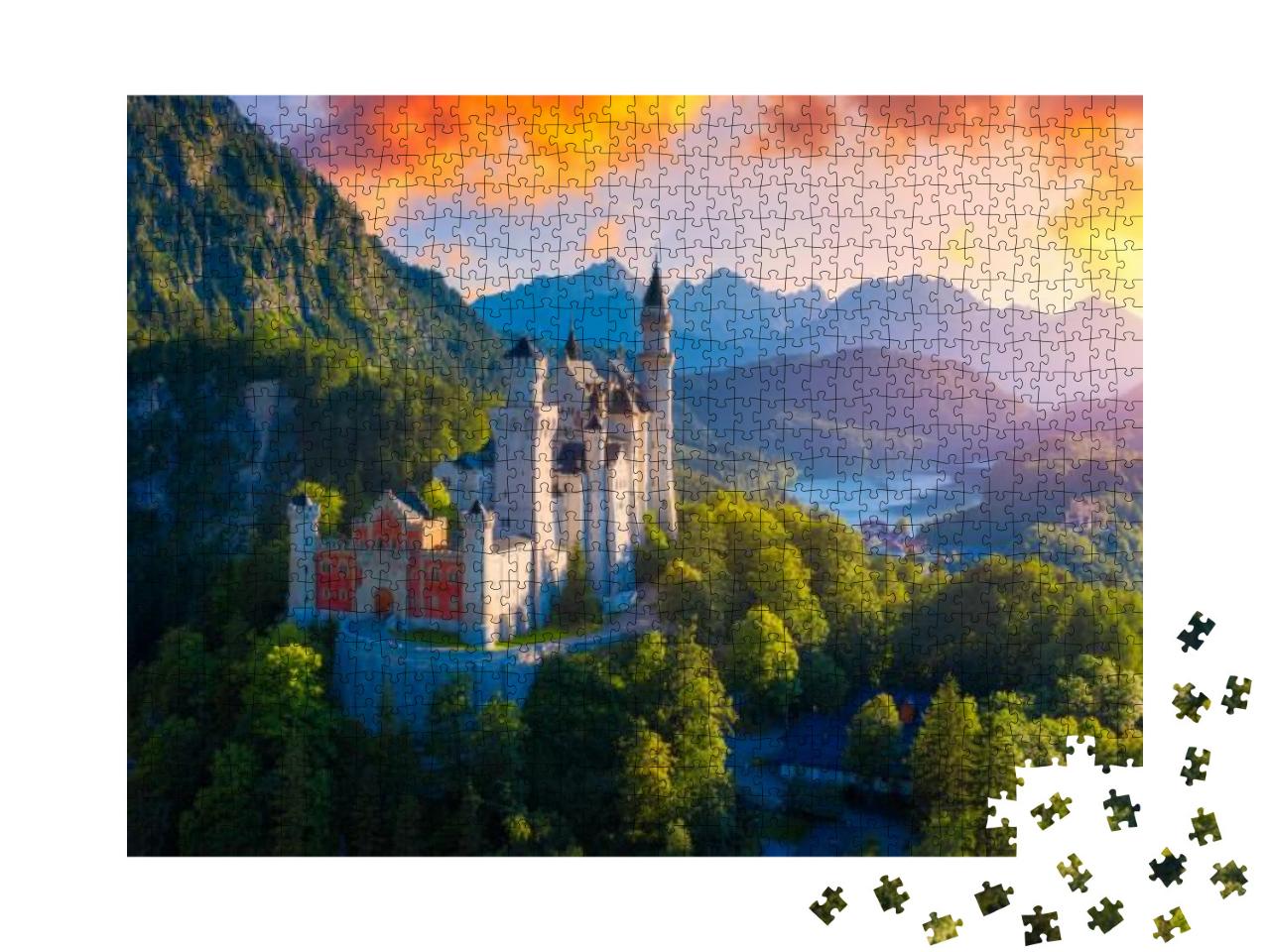 Puzzle 1000 Teile „Schloss Neuschwanstein“