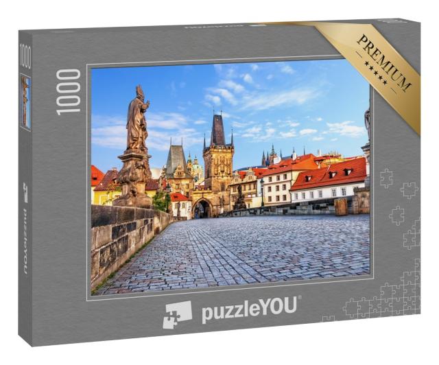 Puzzle 1000 Teile „Karlsbrücke über die Moldau in Prag, Tschechische Republik“