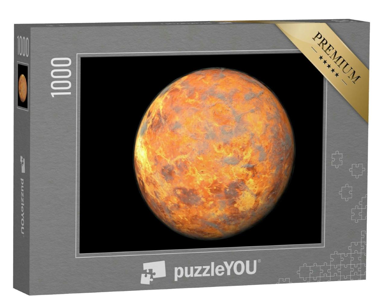 Puzzle 1000 Teile „Planet Venus, NASA-Bildmaterial“
