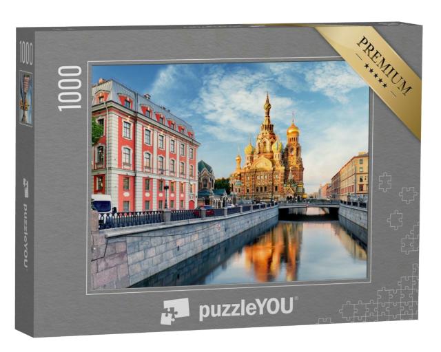 Puzzle 1000 Teile „Kirche des Erlösers, St. Petersburg, Russland“