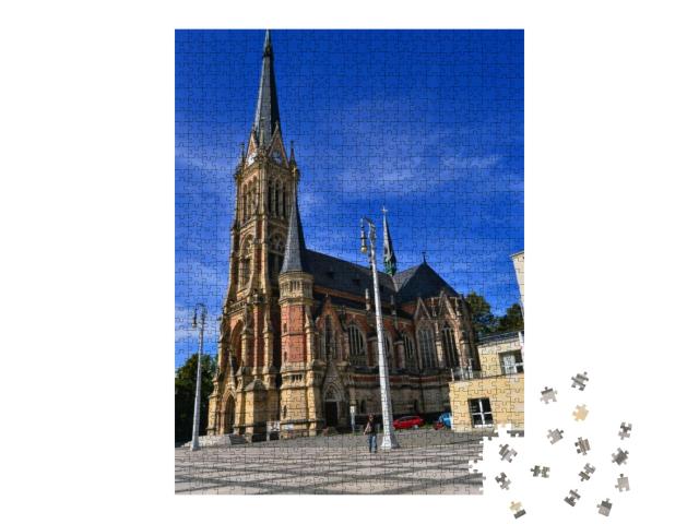 Puzzle 1000 Teile „Petrikirche, Chemnitz, Deutschland“