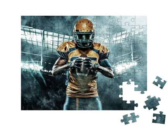 Puzzle 100 Teile „American-Football-Spieler“