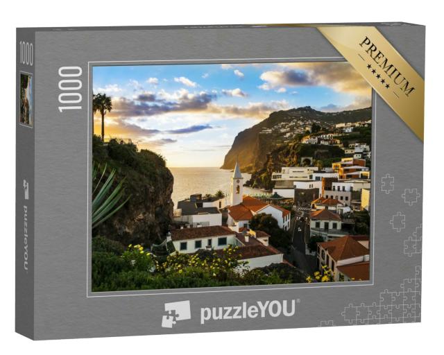 Puzzle 1000 Teile „Camara de Lobos, kleiner Hafen auf der Insel Madeira.“