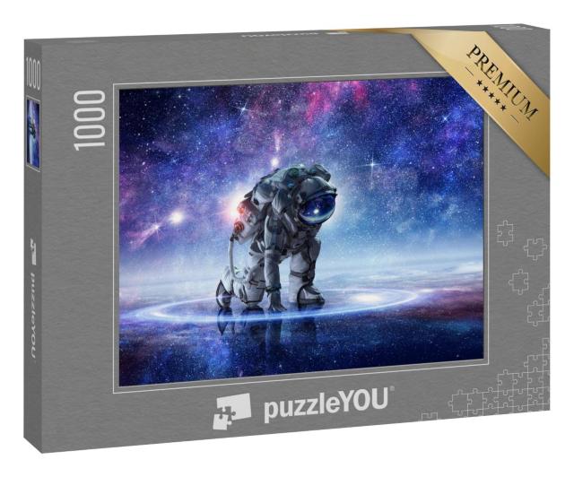 Puzzle 1000 Teile „Astronaut beginnt zu laufen“