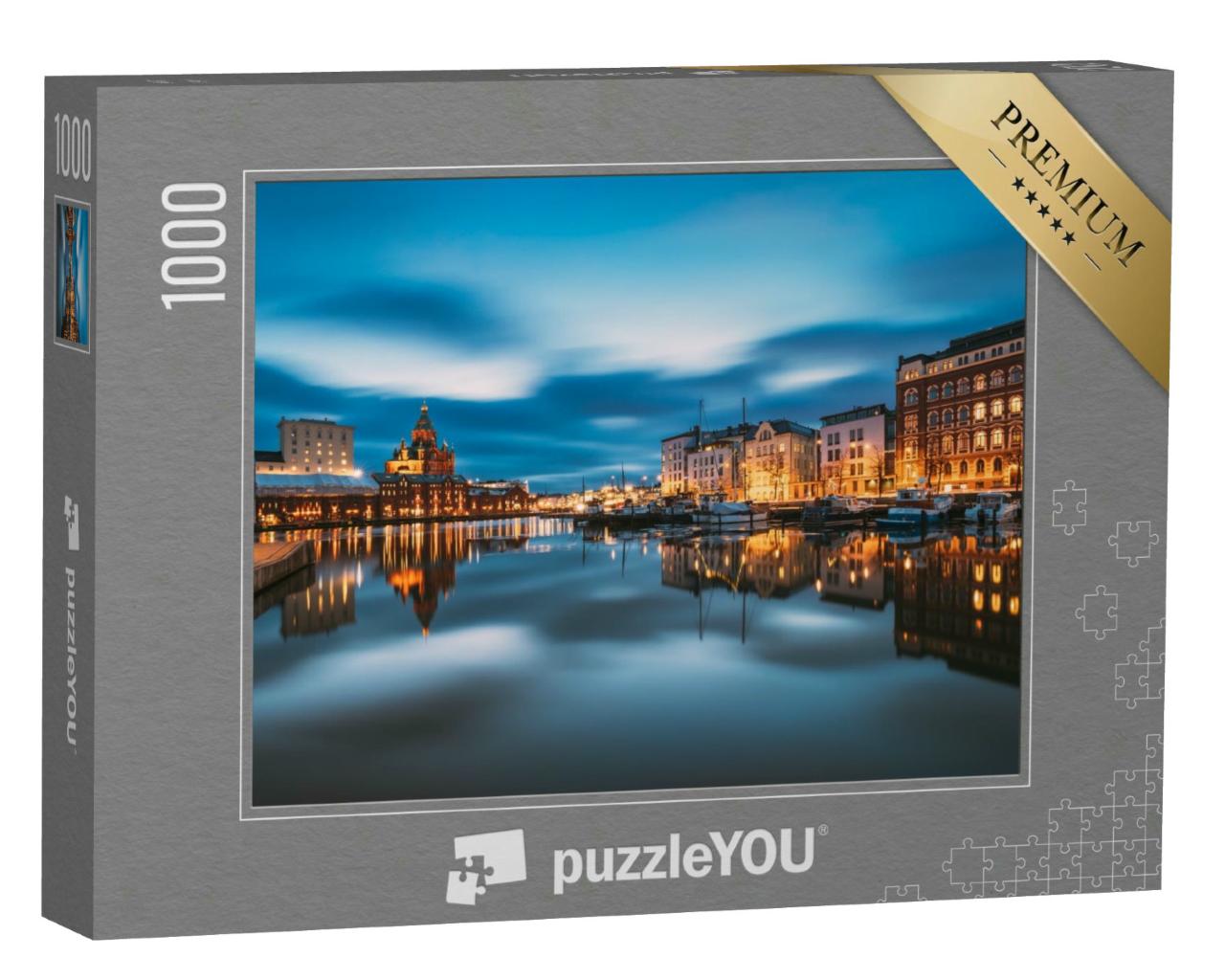 Puzzle 1000 Teile „Blick auf Helsinki, Finnland“