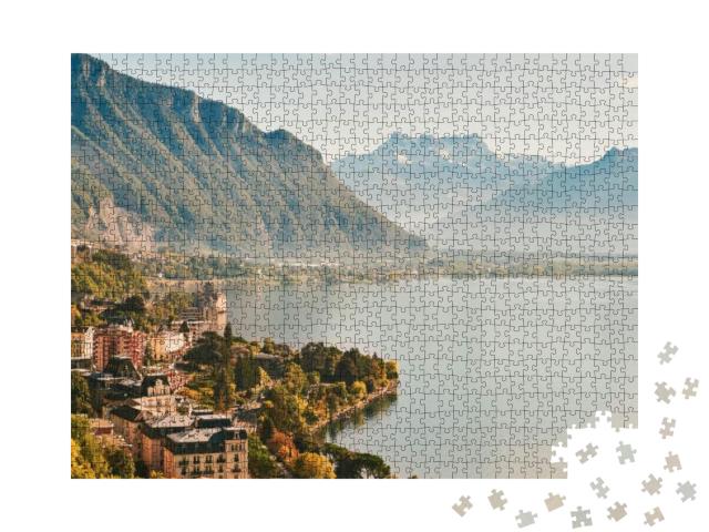 Puzzle 1000 Teile „Montreux am Genfer See, Schweiz“