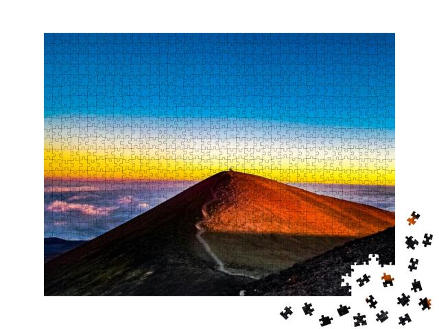 Puzzle 1000 Teile „Mauna Kea: Gipfel auf der Big Island von Hawaii, USA“