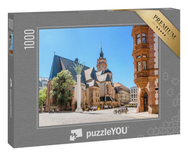 Puzzle 1000 Teile „St. Nikolaus Kirche, Leipzig, Deutschland“