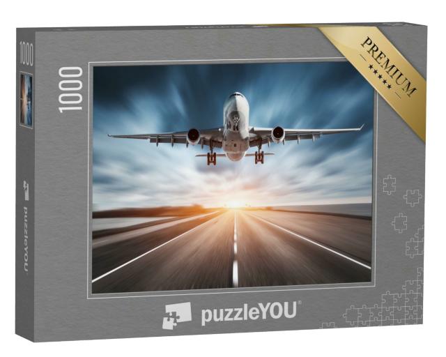 Puzzle 1000 Teile „Flugzeug beim Start“