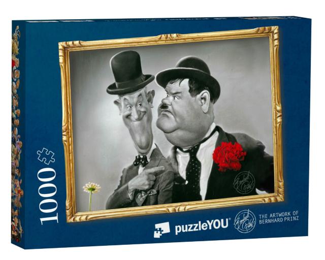 Puzzle 1000 Teile „Dick & Doof“