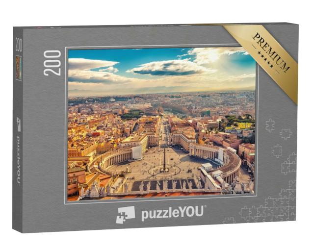 Puzzle 200 Teile „Petersplatz im Vatikan, Rom“