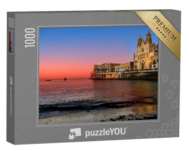 Puzzle 1000 Teile „St. Julians Bay auf Malta“