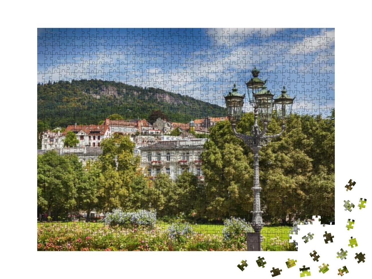 Puzzle 1000 Teile „Sommerlandschaft in Baden Baden, Deutschland“