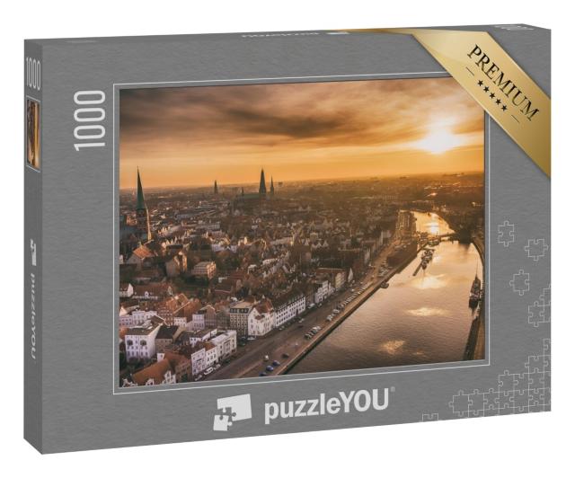 Puzzle 1000 Teile „Stadt Lübeck“