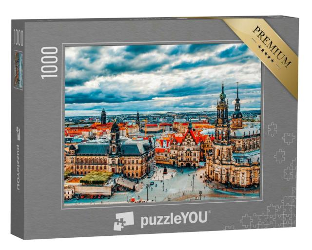 Puzzle 1000 Teile „Histoirisches Zentrum der Dresdner Altstadt“