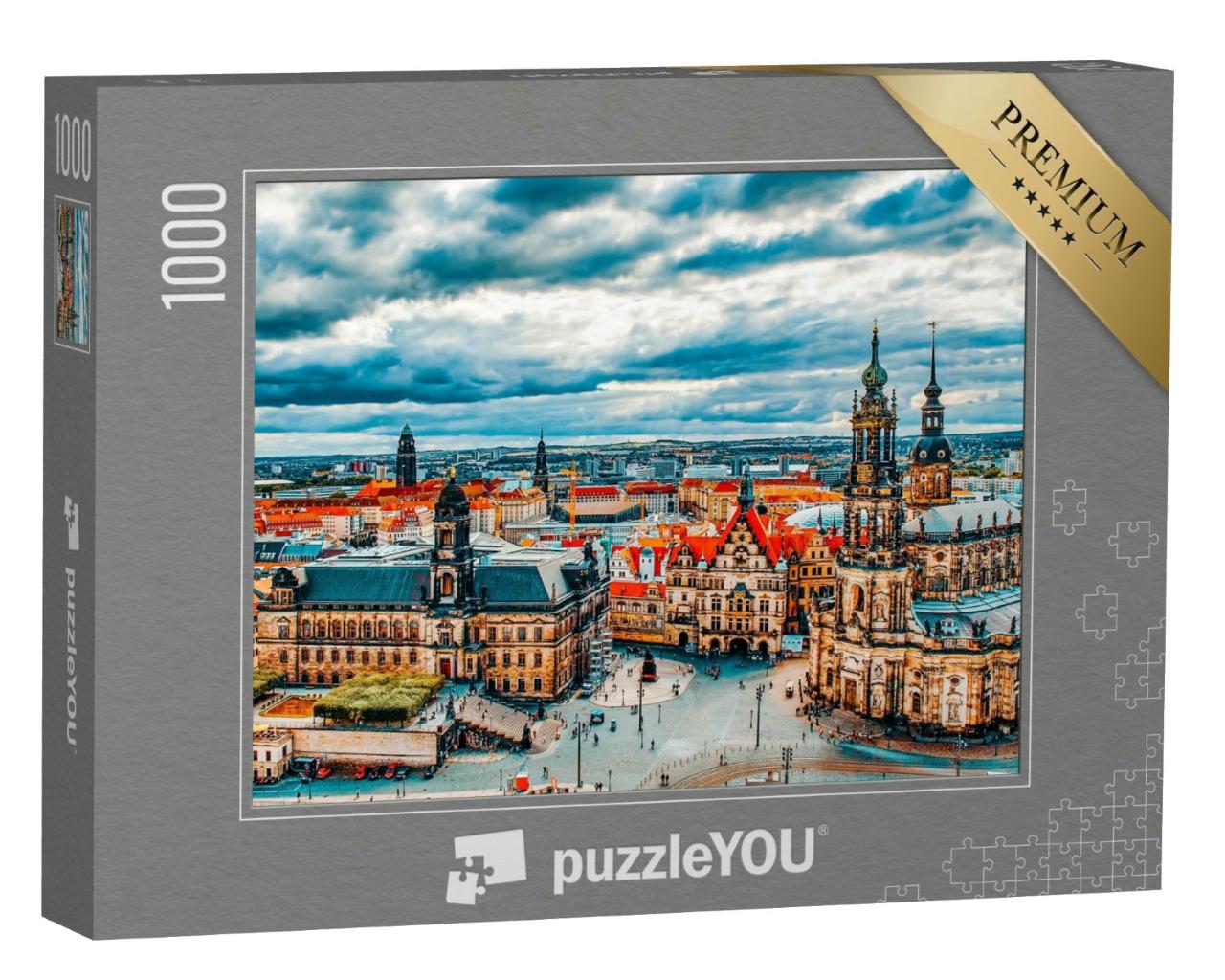 Puzzle 1000 Teile „Histoirisches Zentrum der Dresdner Altstadt“