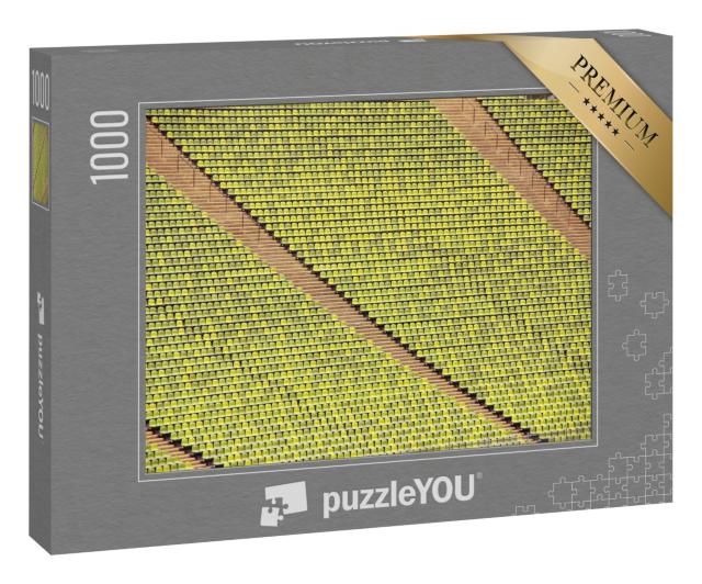 Puzzle 1000 Teile „Sitzreihen in einem Stadion“