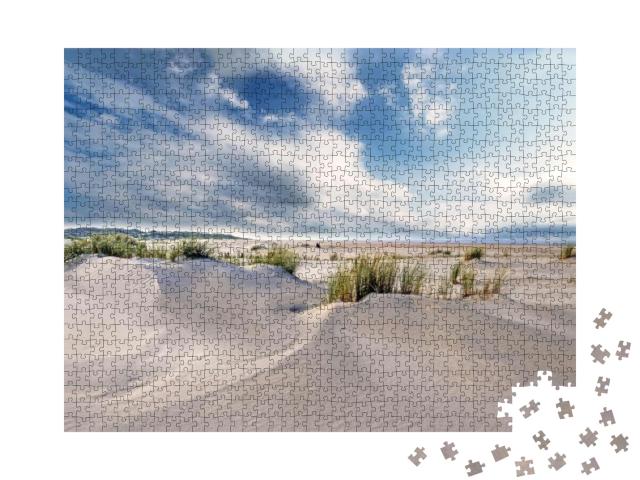 Puzzle 1000 Teile „Wunderschöne Dünen auf Langeoog, Nordsee, Deutschland“