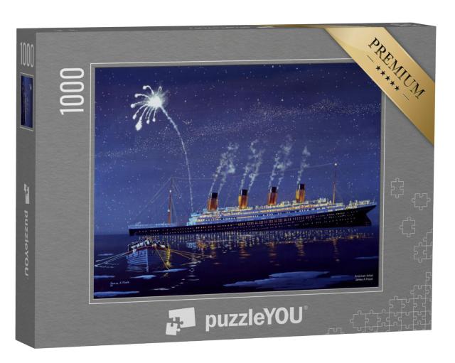 Puzzle 1000 Teile „Die sinkende Titanic“