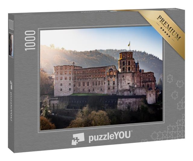 Puzzle 1000 Teile „Heidelberger Schloss am Morgen“