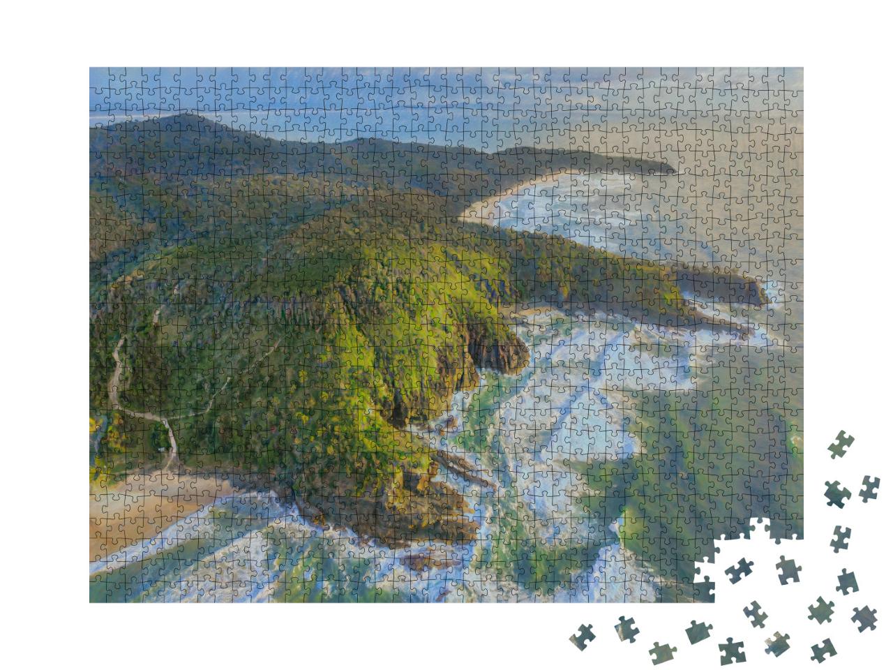 Puzzle 1000 Teile „im Kunst-Stil von Claude Monet - Noosa Nationalpark - Puzzle-Kollektion Künstler & Gemälde“