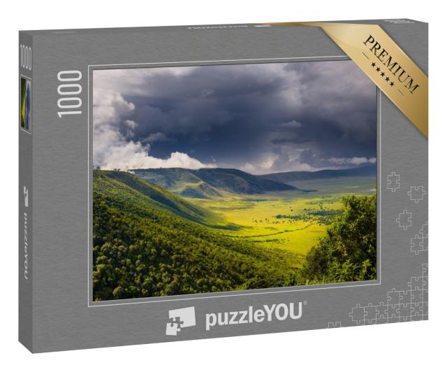 Puzzle 1000 Teile „Wald im Ngorongoro-Krater - Tansania“
