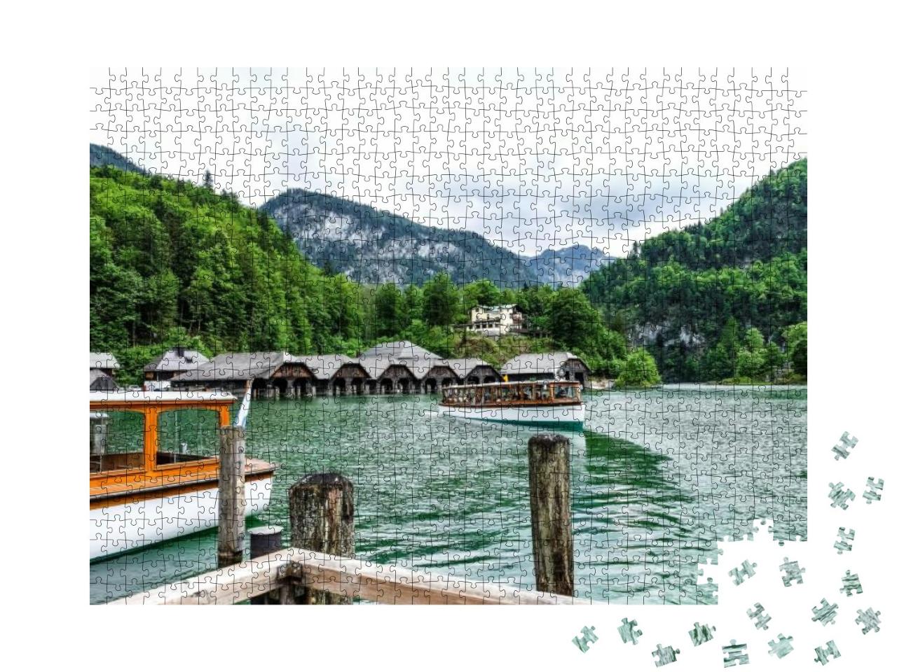 Puzzle 1000 Teile „Der Königssee, smaragdgrünes Kleinod im Nationalpark Berchtesgaden“