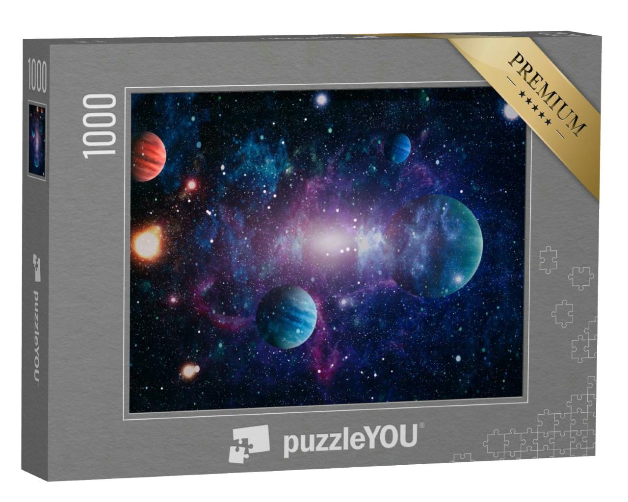 Puzzle 1000 Teile „Ein kleiner Teil des Universums, NASA-Bildmaterial“