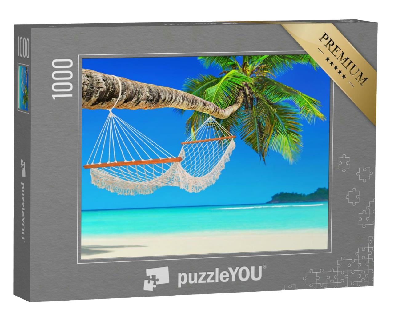 Puzzle 1000 Teile „Strandparadies Seychellen, Indischer Ozean“