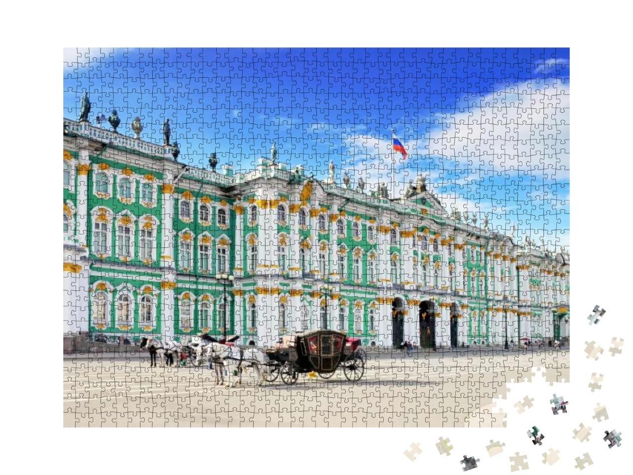 Puzzle 1000 Teile „Winterpalastplatz, Sankt Petersburg“