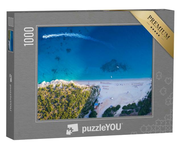 Puzzle 1000 Teile „Schöner Strand von Gjipe, Südalbanien“
