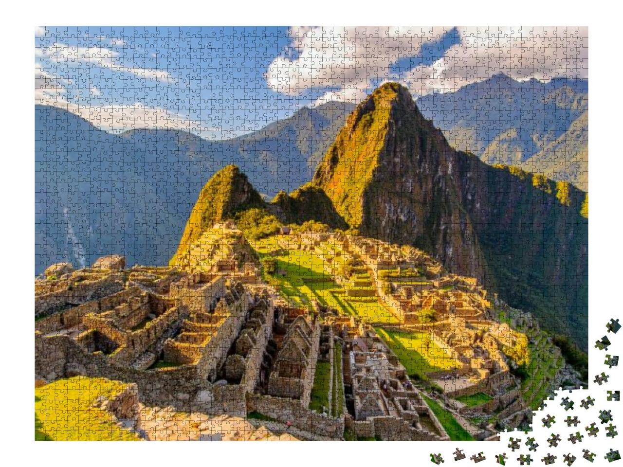 Puzzle 2000 Teile „Peru, Südamerika: Machu Picchu, UNESCO-Weltkulturerbe“