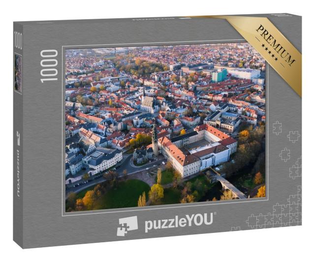 Puzzle 1000 Teile „Panoramablick auf Weimar, Deutschland“