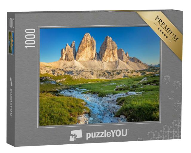 Puzzle 1000 Teile „Die berühmten Drei Zinnen in den Dolomiten, Italien“