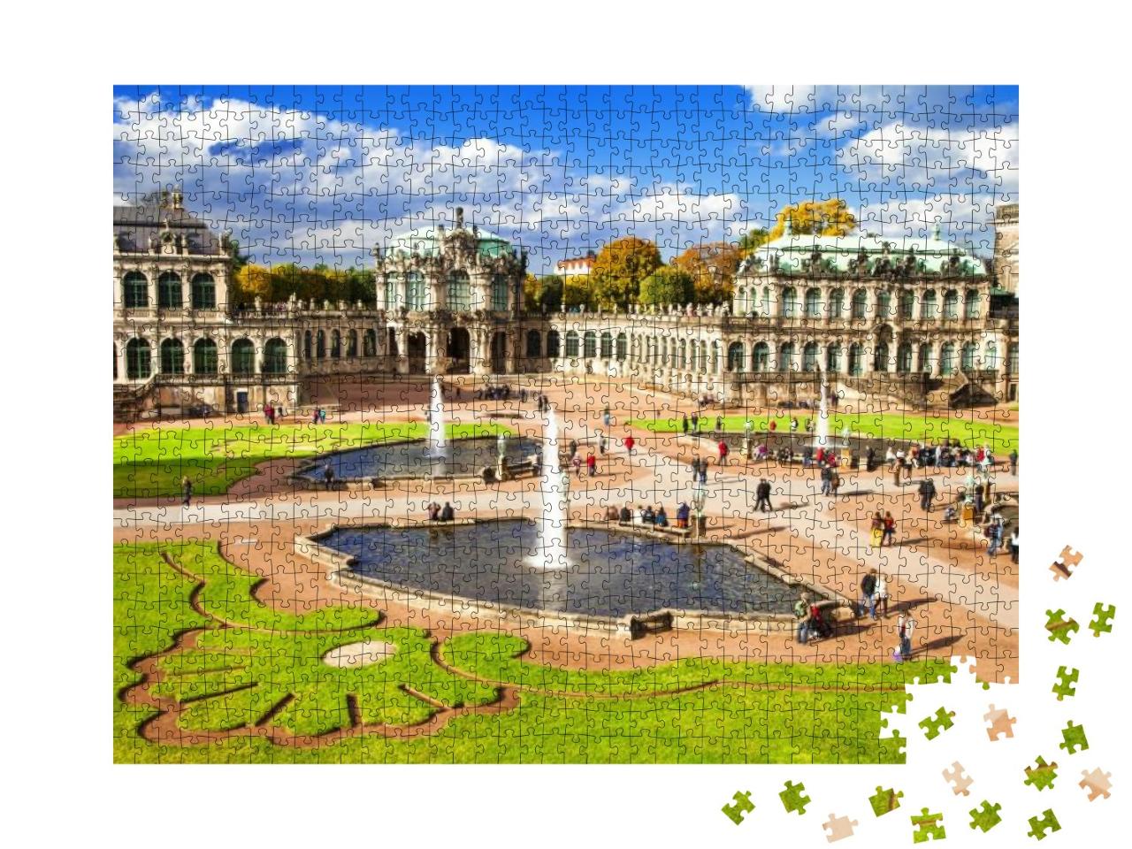 Puzzle 1000 Teile „Barockes Dresden, Zwingermuseum“