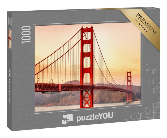 Puzzle 1000 Teile „Golden Gate Bridge in San Francisco, Kalifornien, USA“