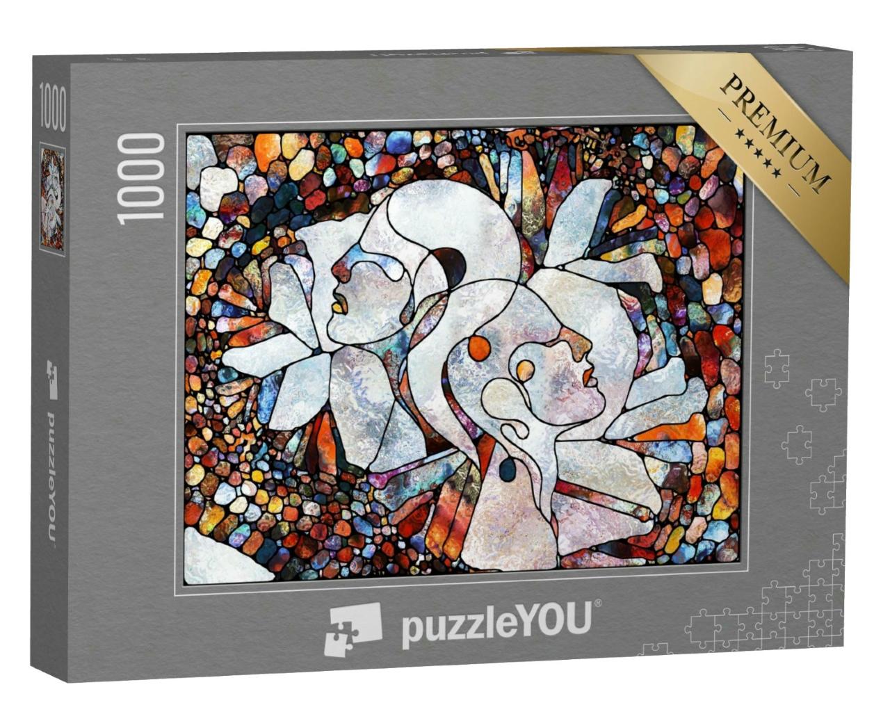 Puzzle 1000 Teile „Gebrochene Vorstellungskraft: Illustration von Poesie und Kunst“