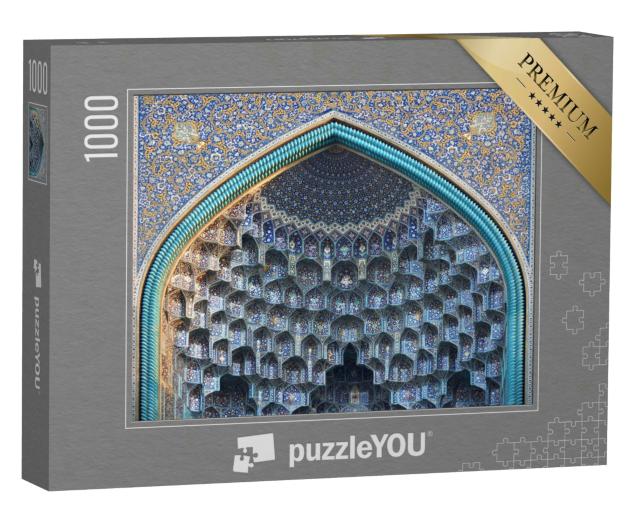 Puzzle 1000 Teile „Die Fassade der Schah-Moschee in Isfahan, Iran“