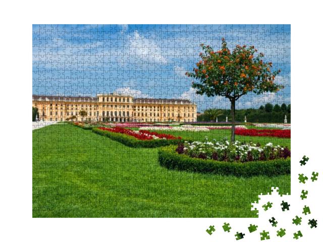 Puzzle 1000 Teile „Schloss Schönbrunn in Wien“