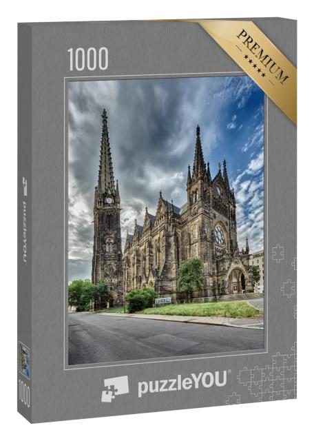Puzzle 1000 Teile „Kirche Sankt Peter in Leipzig in Deutschland“